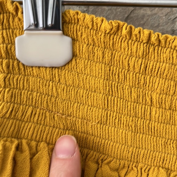 Banana Republic Mustard Yellow Flowy Skirt Size XL - Picture 11 of 11